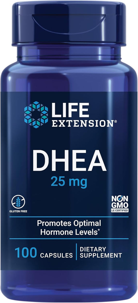 Life Extension DHEA 25 mg – 100 Capsules