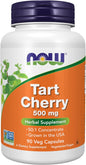 NOW Foods Supplements, Tart Cherry (Prunus cerasus) 500 mg, 50:1 Concentrate, 90 Veg Capsules