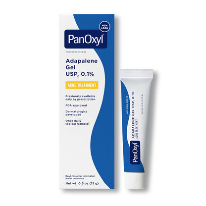PanOxyl Adapalene 0.1% Leave-On Gel, 30 Day  Supply, 0.5 oz Panoxyl