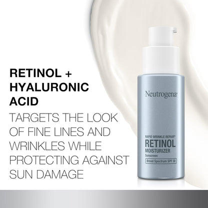Neutrogena Rapid Wrinkle Repair Retinol Face Moisturizer with SPF 30 - 1 fl. oz