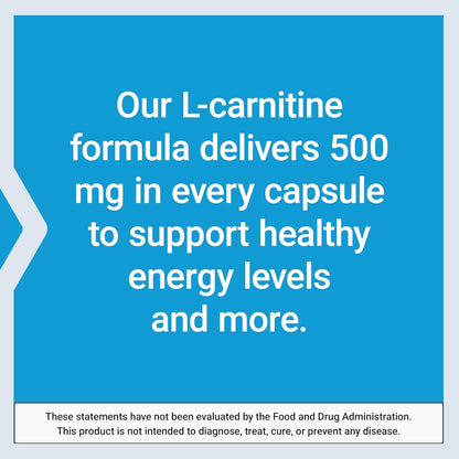 Life Extension L-Carnitine, 500mg, 30 Capsules