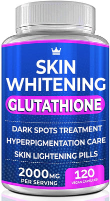 Glutathione Whitening Pills 2000mg - 120 Capsules Northern Crown Cosmetics