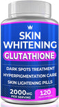 Glutathione Whitening Pills 2000mg - 120 Capsules