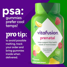 vitafusion PreNatal Gummy Vitamins, Raspberry Lemonade Flavored, Pregnancy Vitamins for Women, With Folate and DHA, America’s Number 1 Gummy Vitamin Brand,. vitafusion