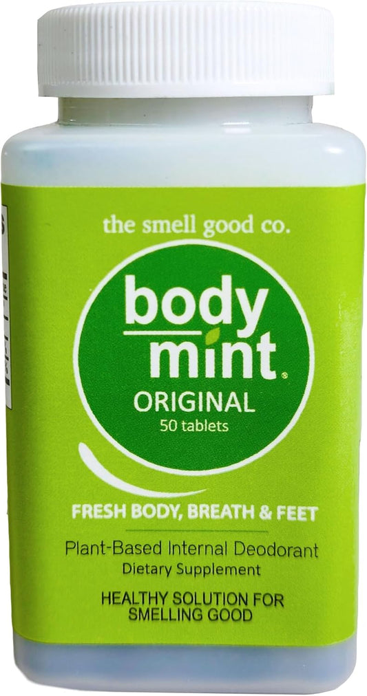 Body Mint Original | Chlorophyll Deodorizing Supplement for Full Body Freshness | 50 tabs