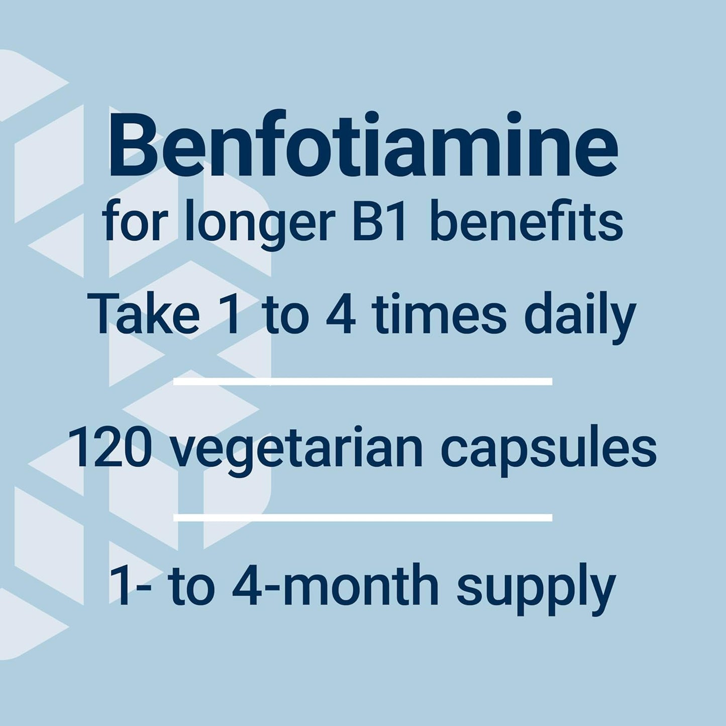 Life Extension Mega Benfotiamine, 250 mg - 120 Capsules