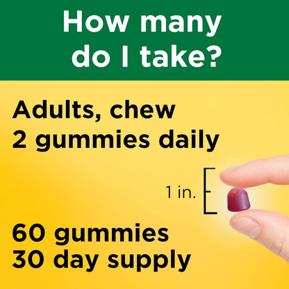 Nature Made Extra Strength Zinc Supplements 30 mg, 60 Zinc Gummies, 30 Day Supply