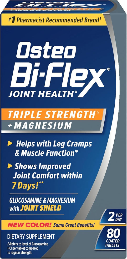 Osteo Bi-Flex Triple Strength + Magnesium, 80 Tablets
