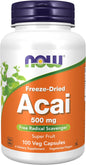 NOW Foods Supplements, Acai 500 mg, 100 Veg Capsules