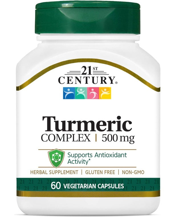 21st Century Turmeric Complex Vegetarian Capsules, 60 Count