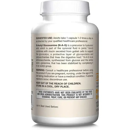 Jarrow Formulas N-A-G 700 mg - 120 Veggie Caps - N-Acetyl Glucosamine - Versatile Form of Glucosamine - Supports Joint & Intestinal Health - Up to 120 Servings