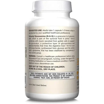 Jarrow Formulas N-A-G 700 mg - 120 Veggie Caps - N-Acetyl Glucosamine - Versatile Form of Glucosamine - Supports Joint & Intestinal Health - Up to 120 Servings