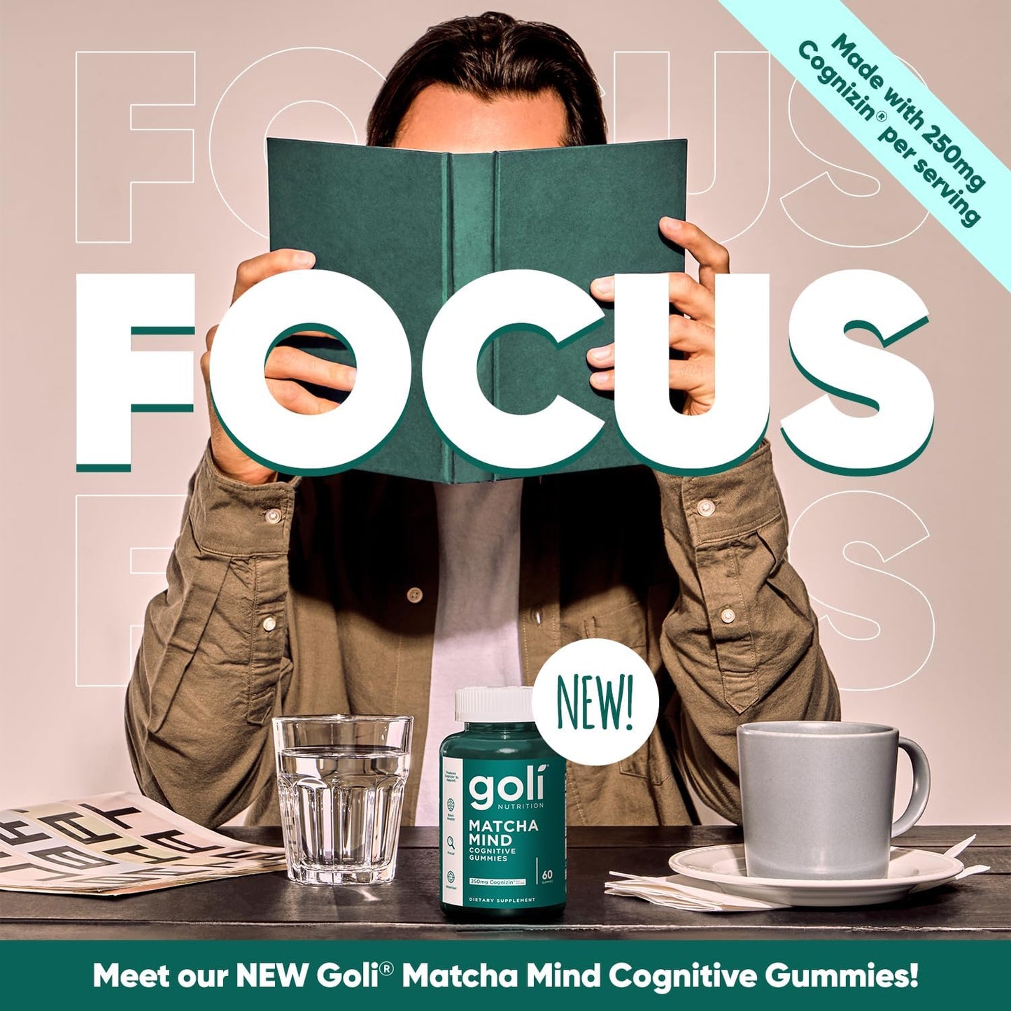 Goli Matcha Mind Gummies - 60 Count