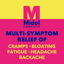 Complete Caffeine Free Menstrual Pain Relief Caplets with Acetaminophen, 24 Count Midol