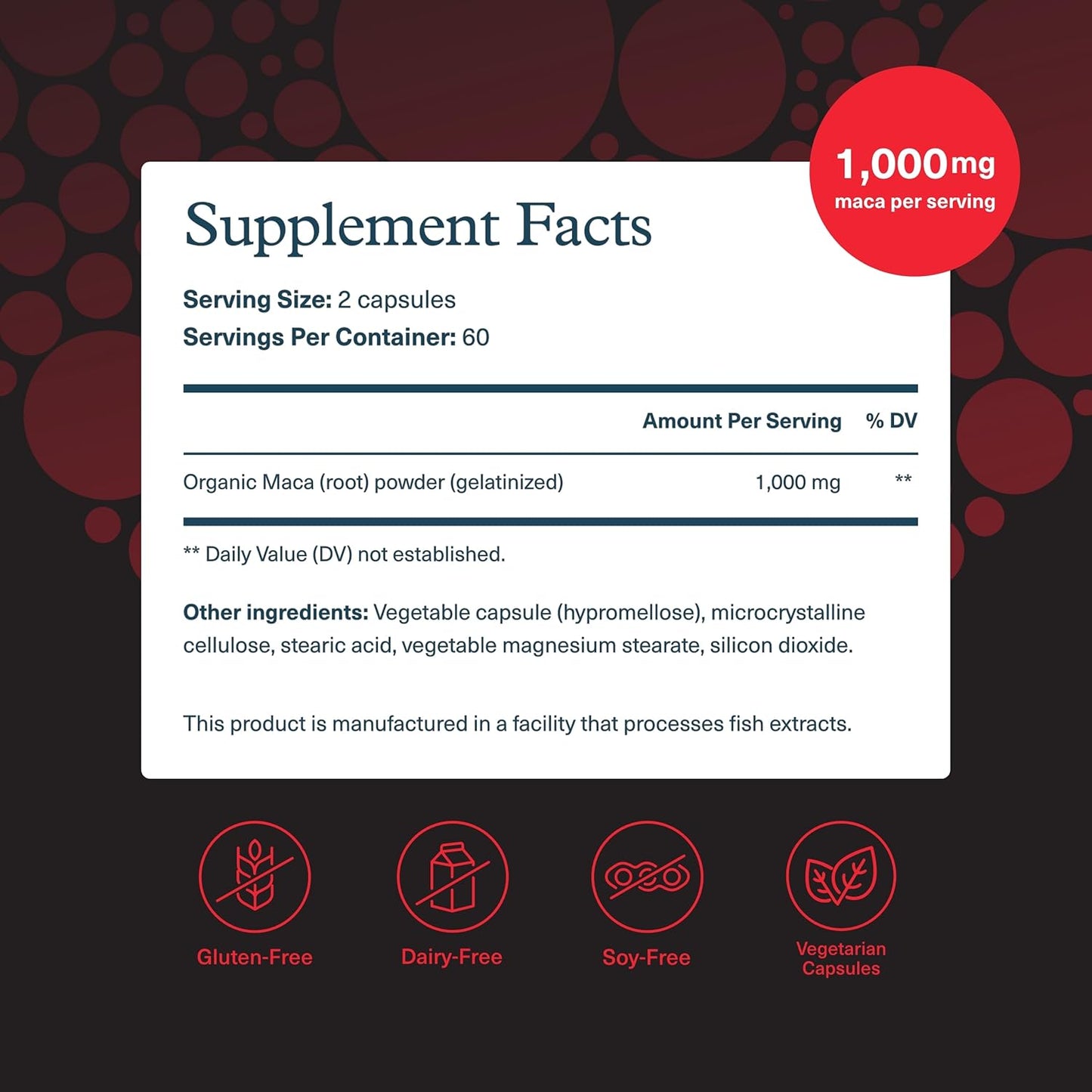 Youtheory Men's Maca Advanced with Peruvian Ginseng, 120 Count