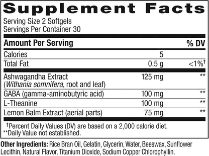 OLLY Ultra Goodbye Stress Softgels, 60ct