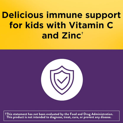 Nature Made Kids First Elderberry with Vitamin C and Zinc, 40 Elderberry Gummies