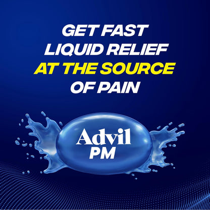 Advil Liqui-Gels Pain Reliever and Fever Reducer, Ibuprofen 200mg Capules, 80 ct