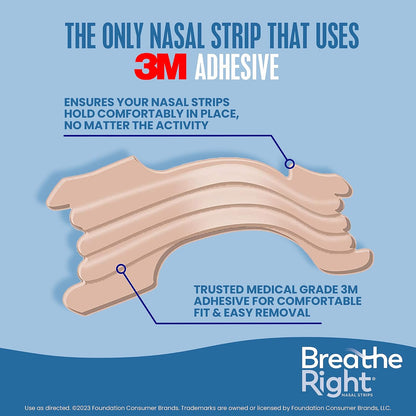 Breathe Right Nasal Strips Lavender Scent Extra Strength Tan Nasal Strips - 26 ct