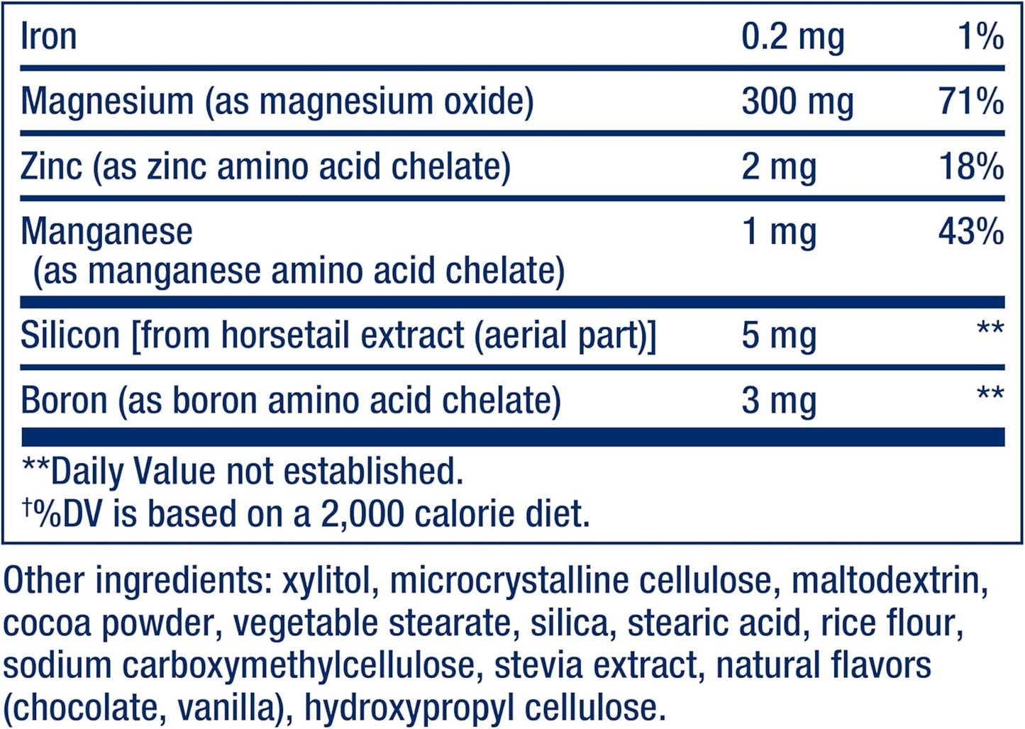 Life Extension Bone Restore, Calcium Supplement, Chocolate Flavored - 60 Tablets
