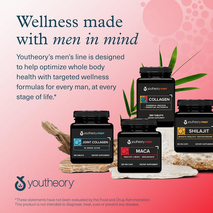 Youtheory Men's Maca Advanced with Peruvian Ginseng, 120 Count