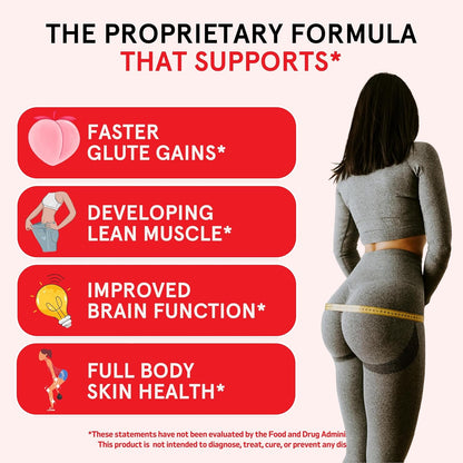 Peach Perfect Creatine for Women Booty Gain, Muscle Builder, Energy Boost, Pink Lemonade, Cognition Aid | Collagen, BCAA, lean muscle, Creatine Monohydrate Micronized Powder, Alt Creapure, 30 Servings