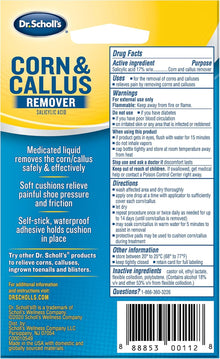 Dr. Scholl's Liquid Corn and Callus Remover to  Remove Corns and Calluses Fast, 3oz Dr. Scholls