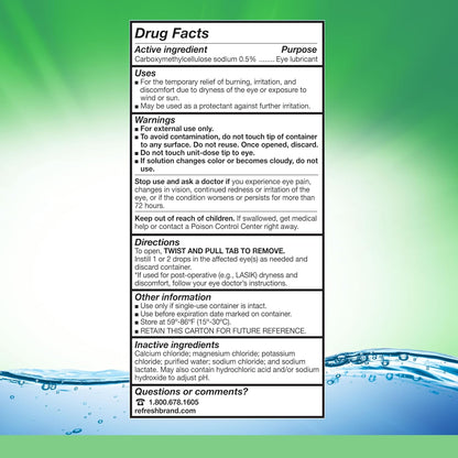 Refresh Plus Lubricant Eye Drops, Value Size, 70-0.01 Fluid Ounce (0.4 ml) Containers
