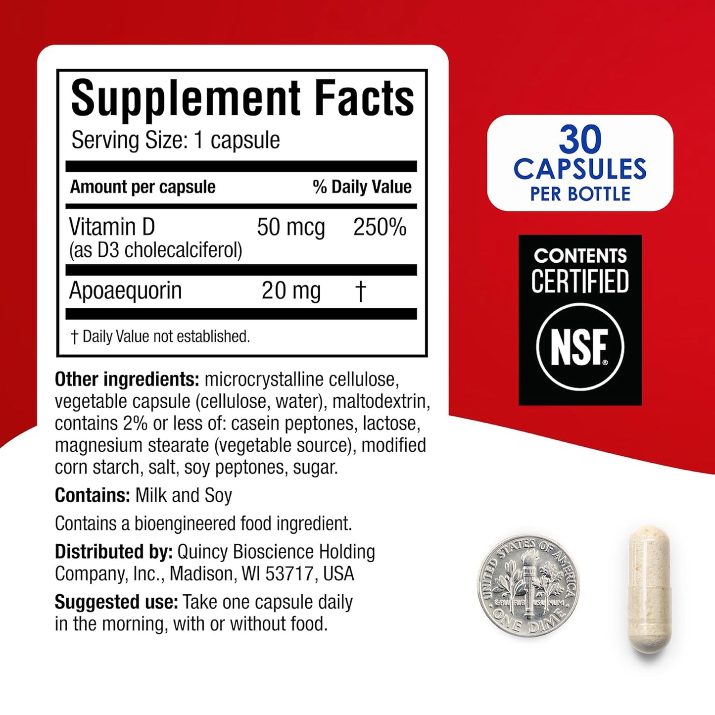 Prevagen Extra Strength 20mg, 30 Capsules