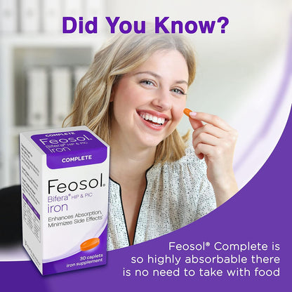 Feosol Complete Dual Iron, 30 Count