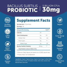 LUNAKAI Probiotic Gummies for Women and Men Digestive Health, 60 Gummies LUNAKAI