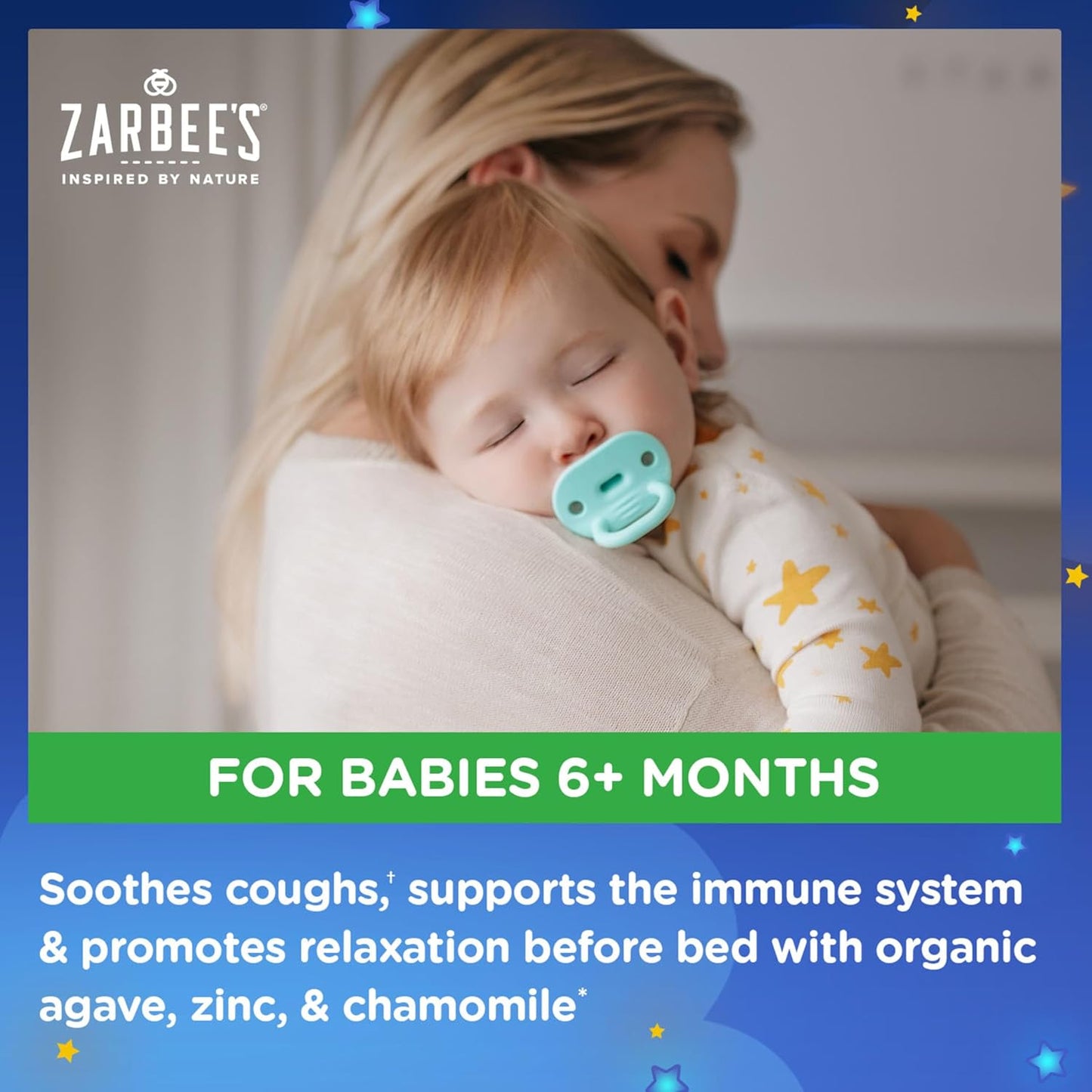 Zarbee's Baby Nighttime Cough Syrup + Immune, 2 fl oz