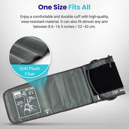 Etekcity Blood Pressure Monitors for Home Use, Machine by Etekcity, FSA HSA Approved Products, Adjustable Cuff Large Upper Arm Friendly, Smart Unlimited Memories in App, Dual Power Sources