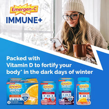 Emergen-C Immune Plus Vitamin C Supplement for Immune Support, Super Orange, 30 Ct Emergen-C