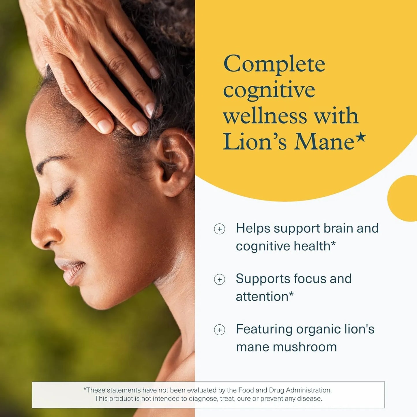 Youtheory Lion's Mane - 60 Vegetarian Capsules