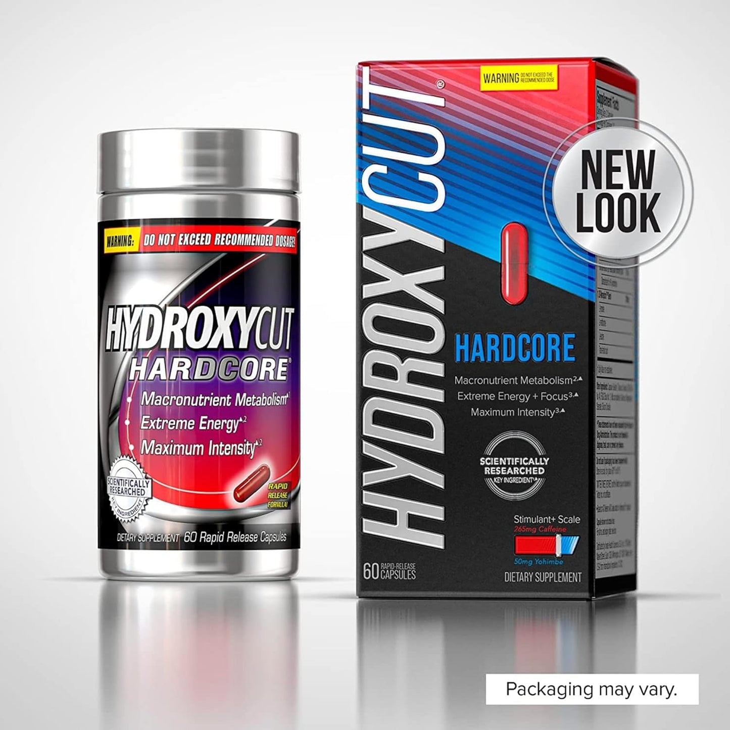 Weight Loss Pills for Women & Men Hydroxycut Hardcore Weight Loss Supplement Pills Metabolism Booster 60 Pills