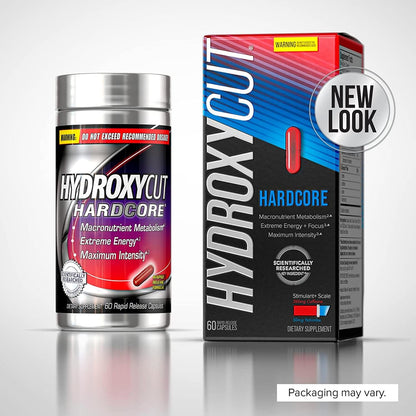 Weight Loss Pills for Women & Men Hydroxycut Hardcore Weight Loss Supplement Pills Metabolism Booster 60 Pills