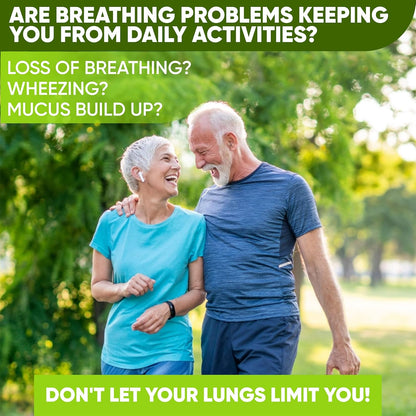 Lung Health & Immune Support Supplement - Lung Cleanse and Detox With Immunity Vitamins For Better Lungs, Immune Defense, Clear Lungs