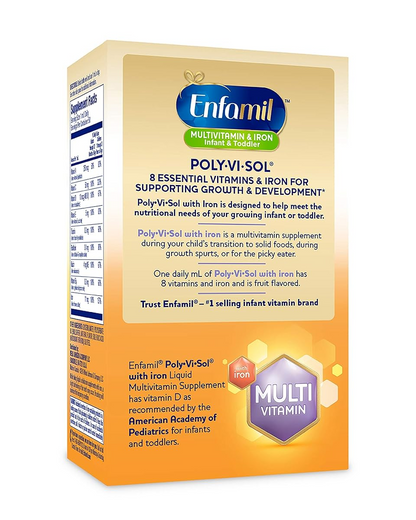 Enfamil Poly-Vi-Sol Multivitamin Supplement Drops with Iron 50 mL