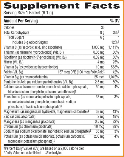 Emergen-C 1000mg Vitamin C Powder for Daily Immune Support - 10 Count