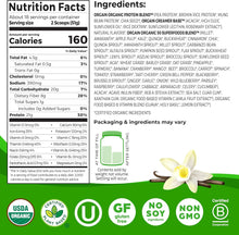 Orgain Organic Vegan Protein Powder + 50 Superfoods, Vanilla Bean - 21g Plant Based Protein, Gluten Free, Dairy Free, Lactose Free, Soy Free, No Sugar Added, Kosher, With B Vitamins - 2.02lb Orgain