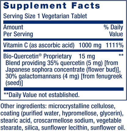 Life Extension Vitamin C and Bio-Quercetin®, 60 Tablets