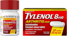 Tylenol 8 Hour Arthritis Pain Tablets with Acetaminophen for Joint Pain, 24 ct Tylenol