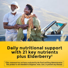 Nature Made Multi + Elderberry Capsules, Multivitamin for Daily Immune Support, One Per Day Multivitamin, 60 Count Nature Made