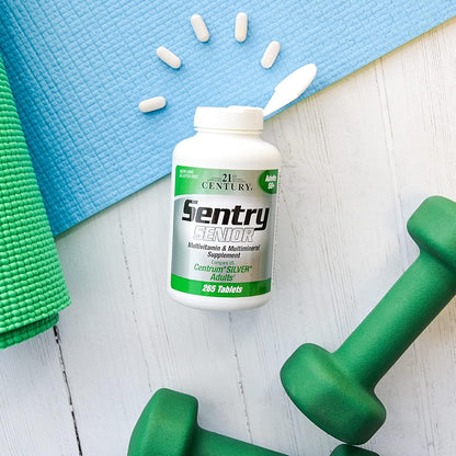 21st Century Sentry Senior Tablets, 125 Count