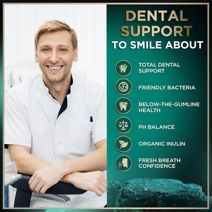 WILD FUEL Dental Probiotic for Teeth and Gums - Lactobacillus Salivarius Probiotic 3bn CFU Fights Bad Breath, Restores Healthy Bacteria - Vegetarian Oral Probiotics