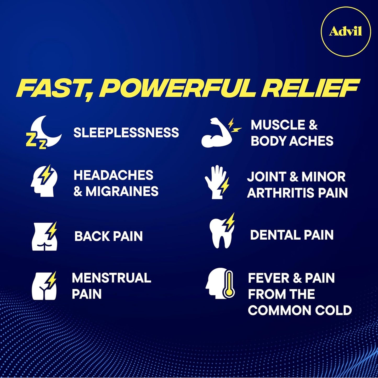 Advil Liqui-Gels Pain Reliever and Fever Reducer, Ibuprofen 200mg Capules, 80 ct
