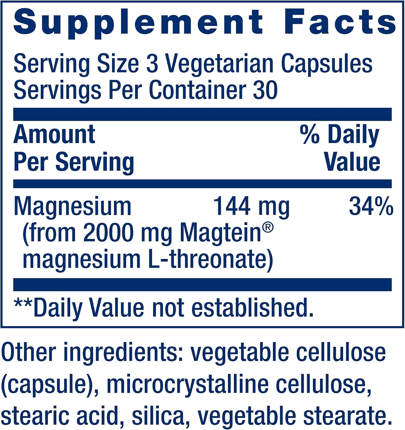 Life Extension Neuro-mag Magnesium L-threonate, Brain Health, Memory & Attention, 90 Vegetarian Capsules