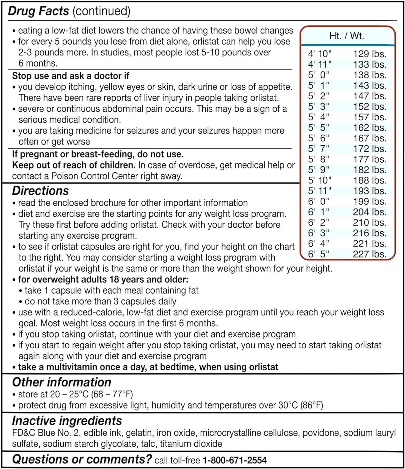 Alli Orlistat Weight Loss Supplement Capsules Starter Pack, 60 Mg, 60 Ct