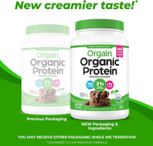 Orgain Organic Vegan Protein Powder, Creamy Chocolate Fudge - 21g of Plant Based Protein, Low Net Carbs, Non Dairy, Gluten Free, No Sugar Added, Soy Free, Kosher, Non-GMO, 2.03 Lb (Packaging May Vary) Vitamins Depots